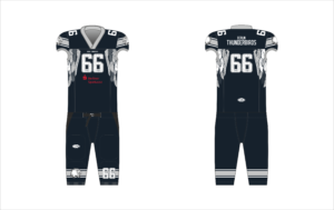 Návrh dresu na americký fotbal Bison Sportswear