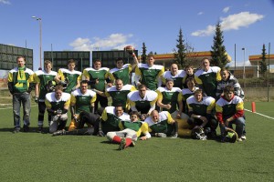 Equipe de foot américain avec nos maillots personnalisés - SPORTAMO